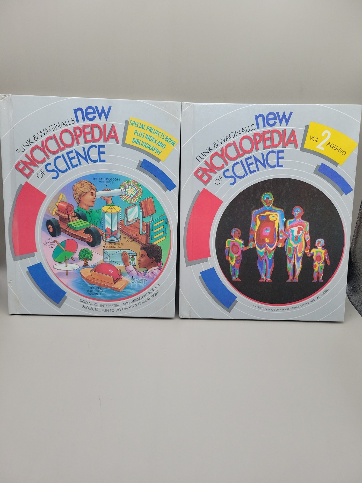 Vintage Funk & Wagnalls New Encyclopedia of Science Volumes 1  & 2