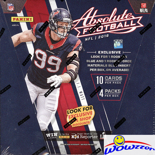 2016 Panini Absolute Football HUGE Factory Sealed PREMIUM Box-2 AUTOGRAPH/MEM