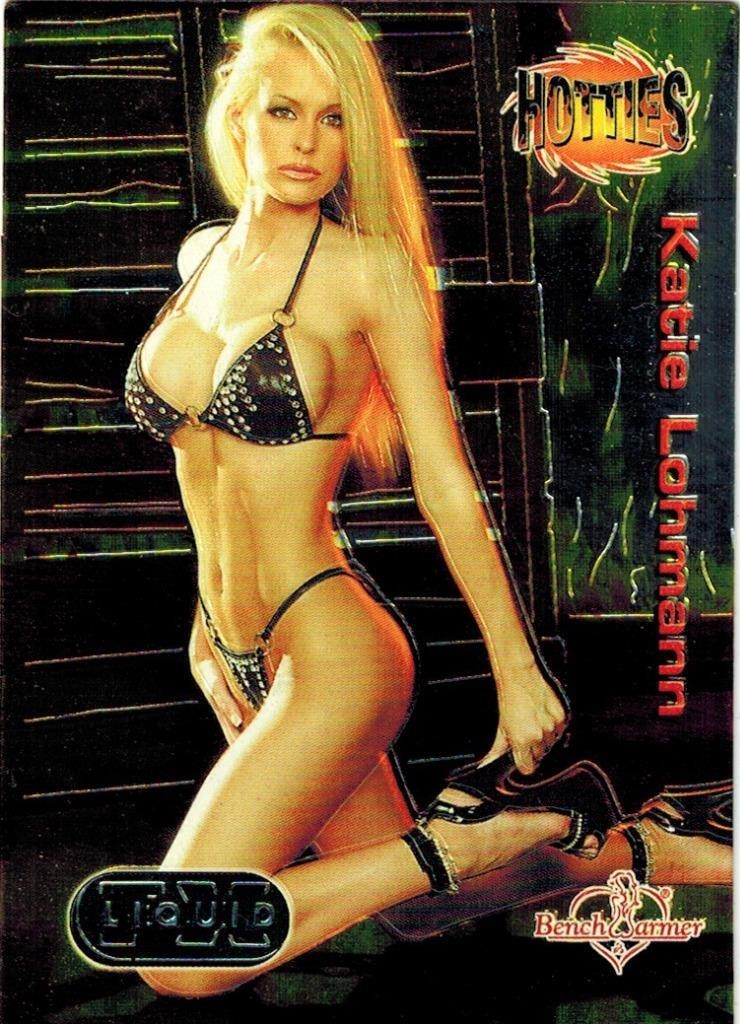 2003 Benchwarmer Series II Hotties Liquid Chrome Card  #3 of 8-Katie Lohmann