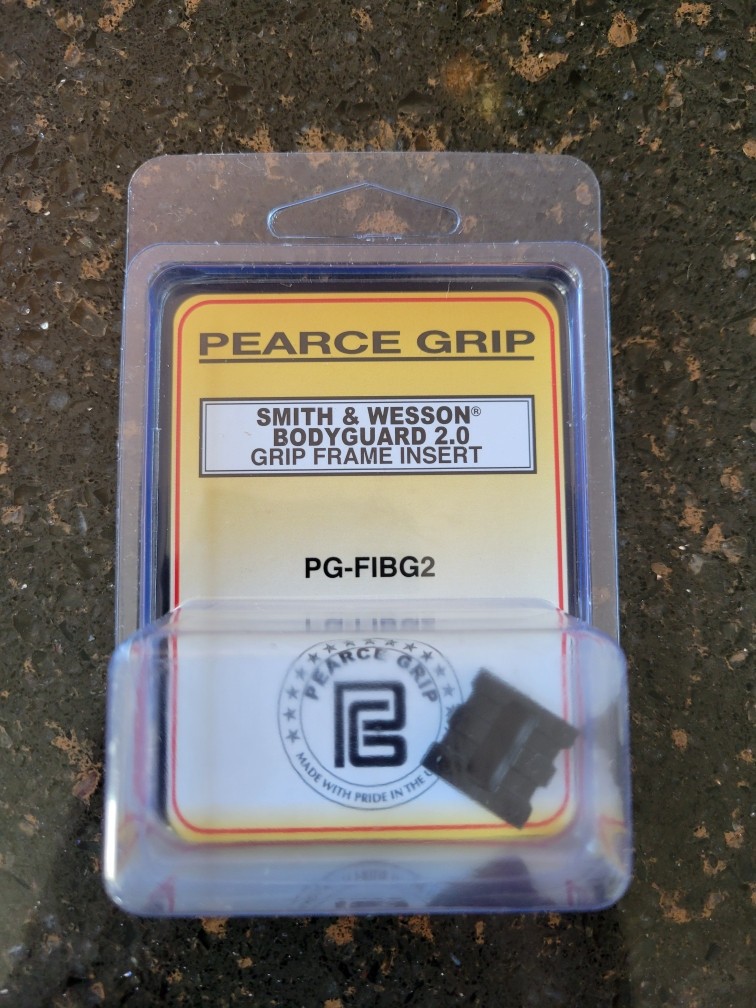Pearce Grip Frame Insert for S&W Bodyguard 2.0 380acp Cavity Plug PG-FIBG2 - NEW Pearce Grip Frame Insert for S&W Bodyguard 2.0 380acp Cavity Plug PG-FIBG2 - NEW