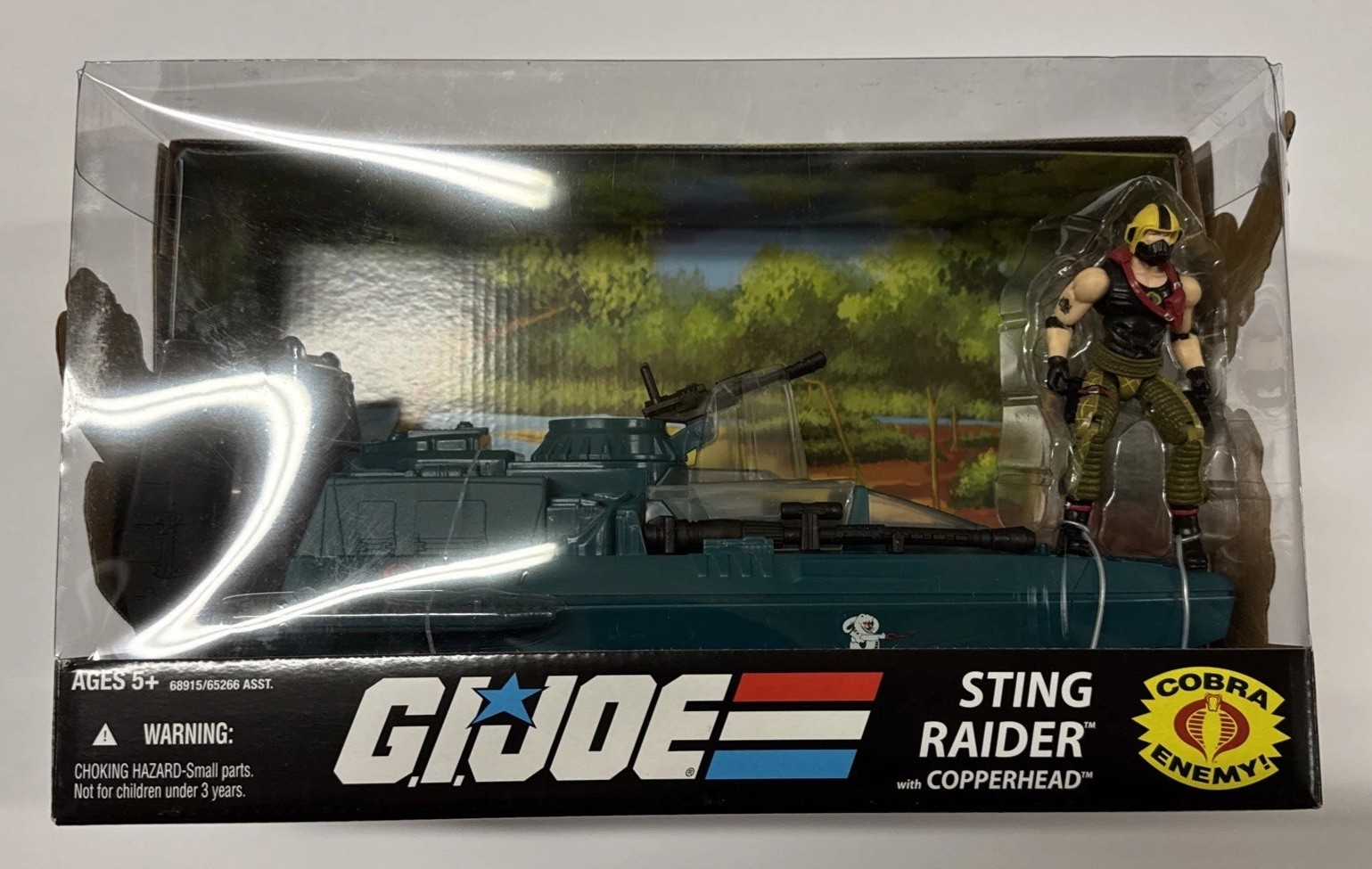 2008 Hasbro G.I. Joe Cobra Enemy Sting Raider w/ Copperhead New/Sealed