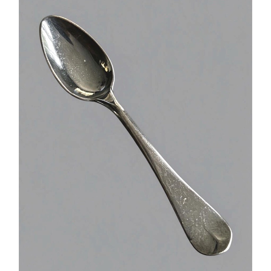 Antique Vintage JONES BALL & POOR Coin Silver Tiny Demitasse? Spoon Monogrammed Antique Vintage JONES BALL & POOR Coin Silver Tiny Demitasse? Spoon Monogrammed