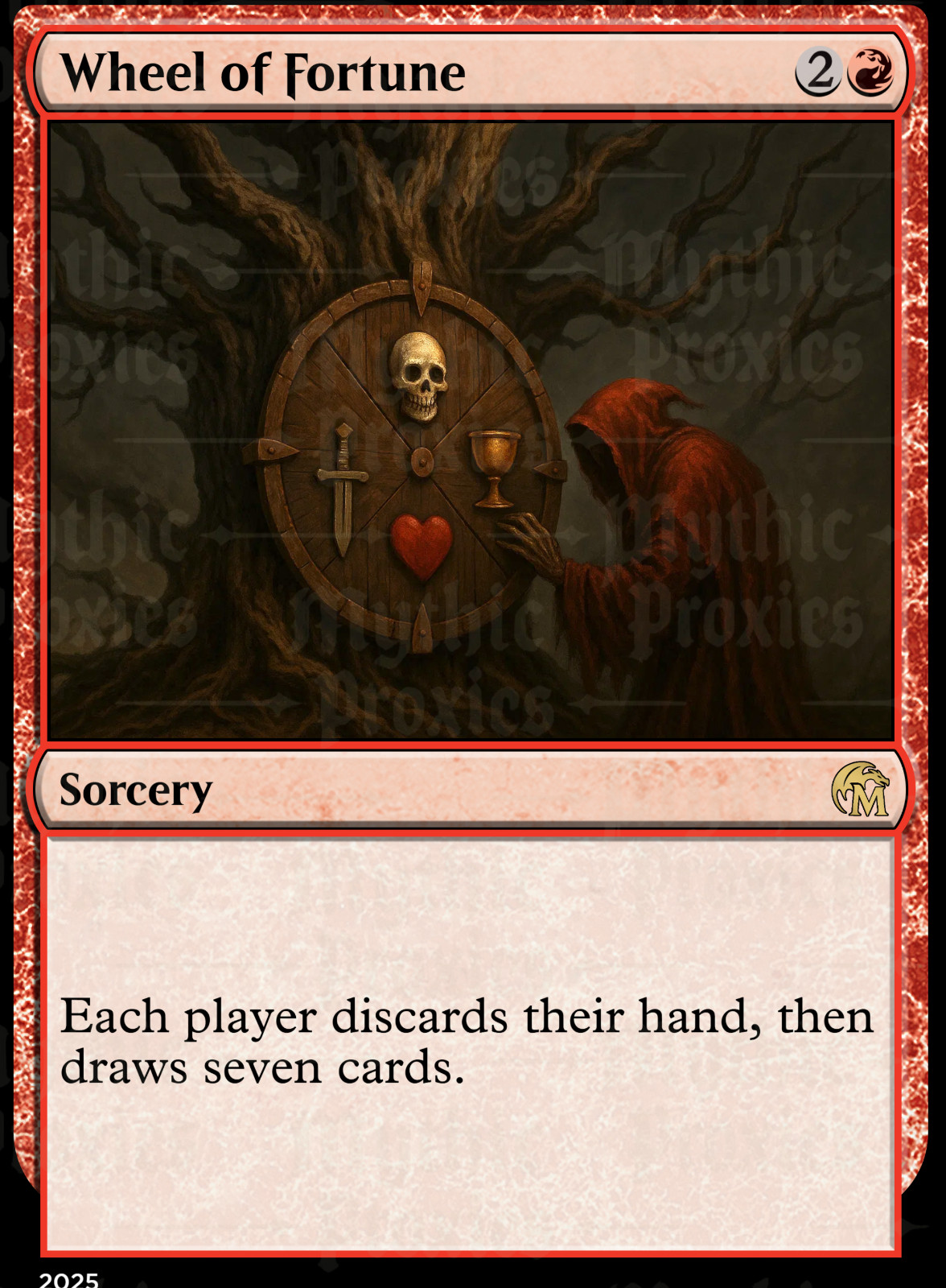 Wheel of Fortune High Quality Altered Art Custom Proxy Playtest Card