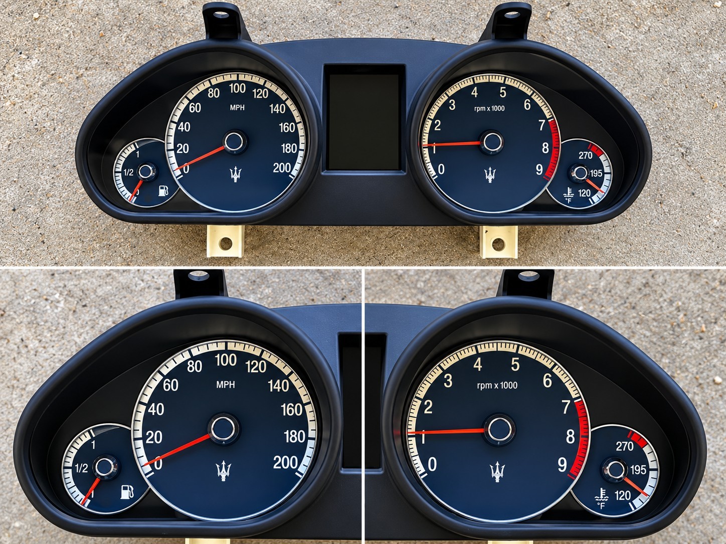 03-08 Maserati Quattroporte M139 Cluster Instrument Gauge Speedometer OEM NOTE