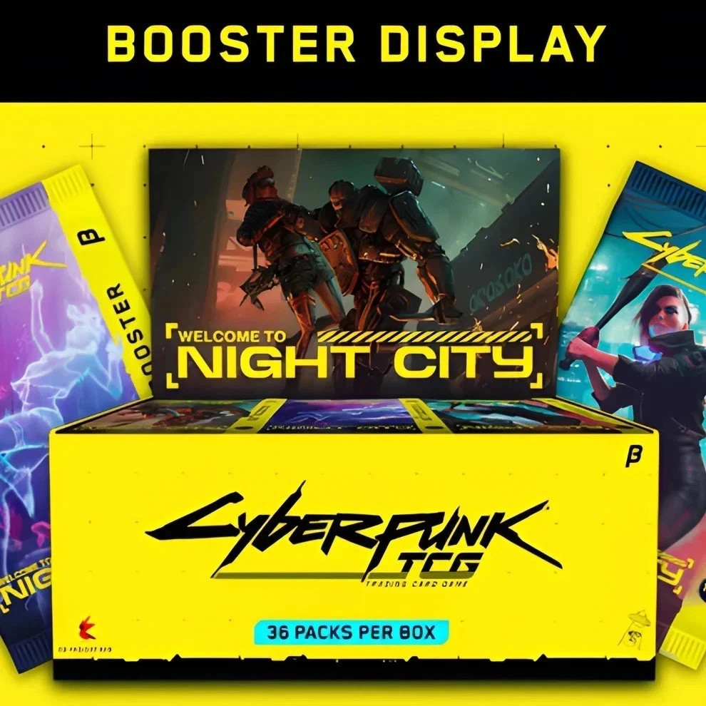 Cyberpunk 2077 TCG Beta Booster Box Sealed 36 Packs  SEALED
