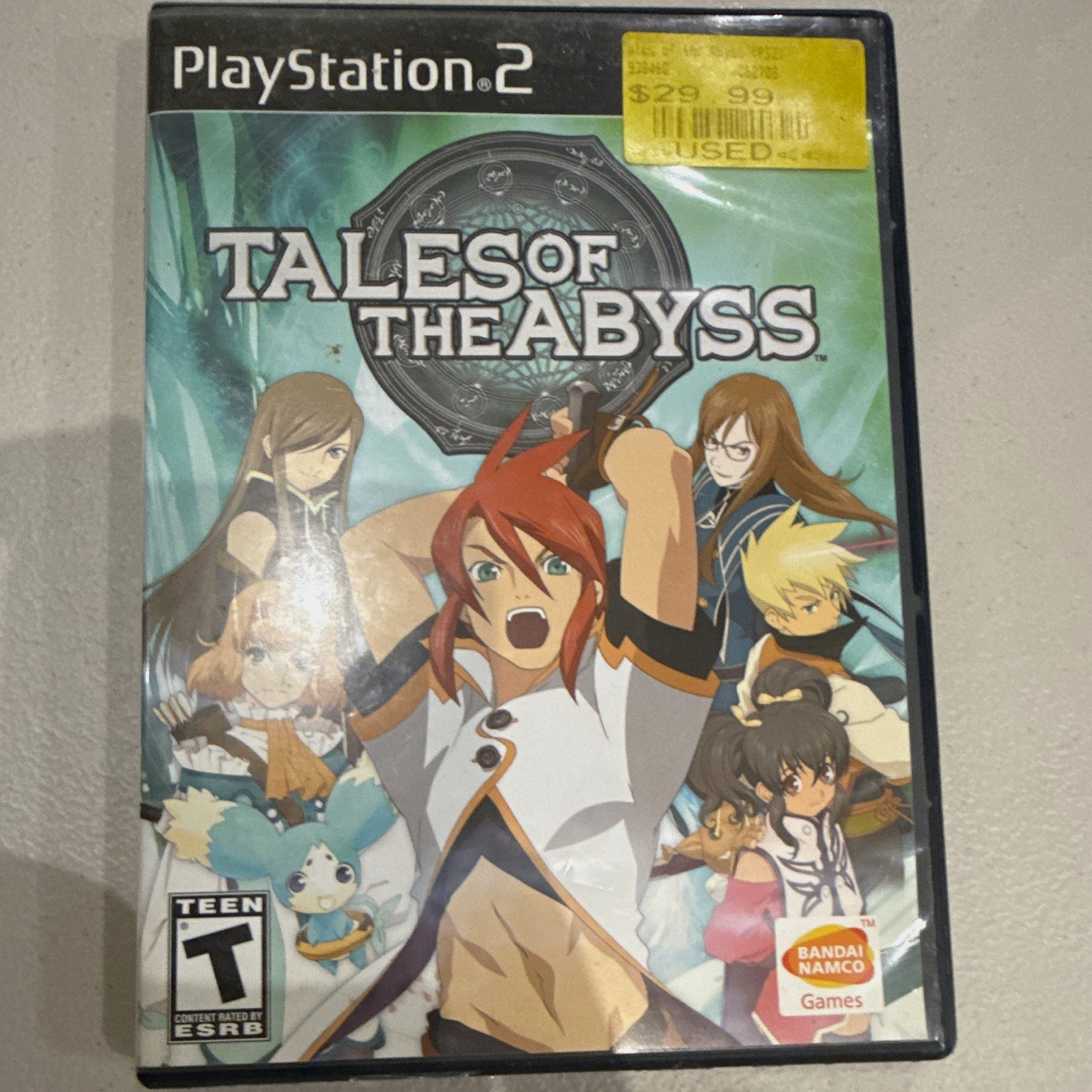 Bandai Namco Tales of the Abyss - Sony PlayStation 2 PS2 T (NTSC-U/C) Bandai Namco Tales of the Abyss - Sony PlayStation 2 PS2 T (NTSC-U/C)