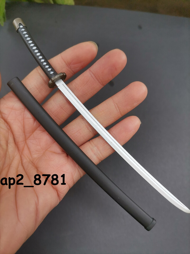 1/6 Metal Katana Japanese Samurai Sword For Miyamoto Musashi 12\