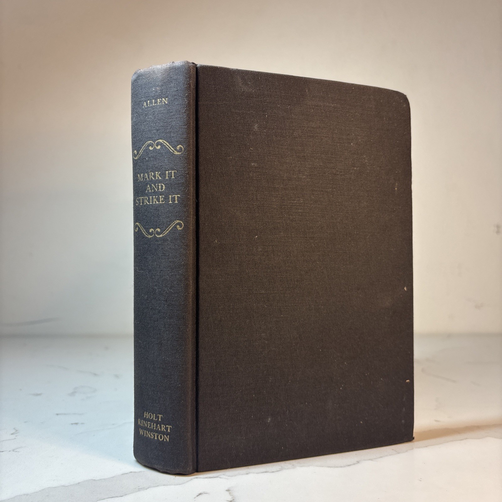 Signed Mark It And Strike It By Steve Allen 1960 First Edition Signed Mark It And Strike It By Steve Allen 1960 First Edition
