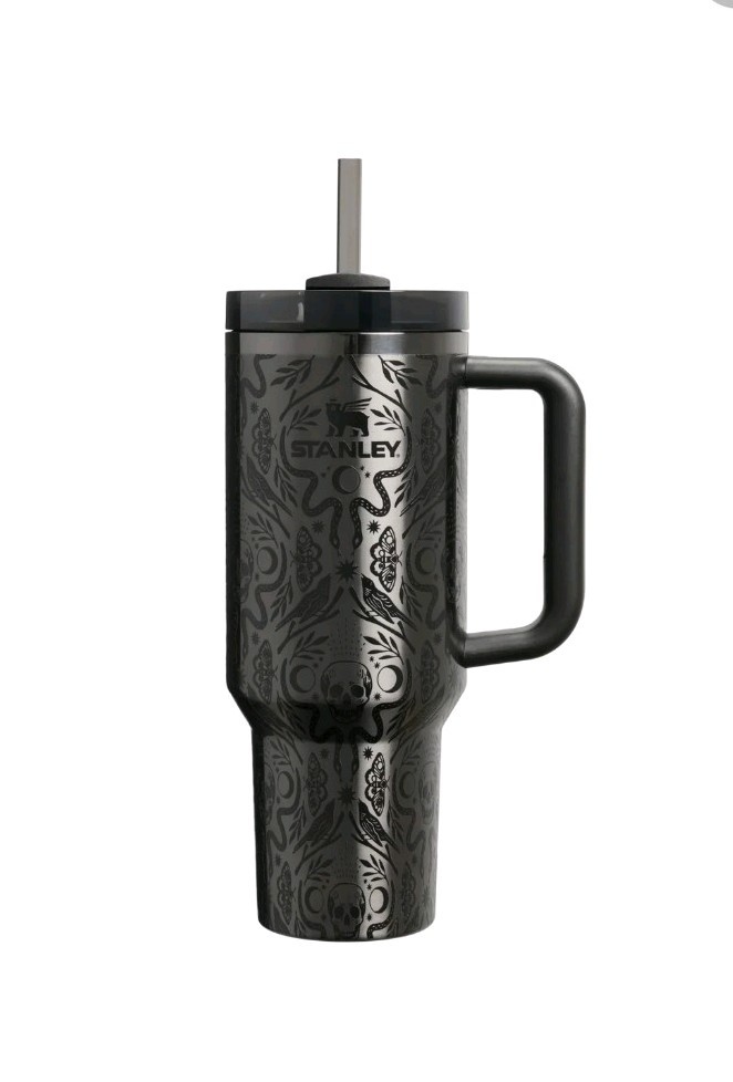 STANLEY  Deadly Damask 40oz Rare Halloween Tumbler Direct from Stanley 
