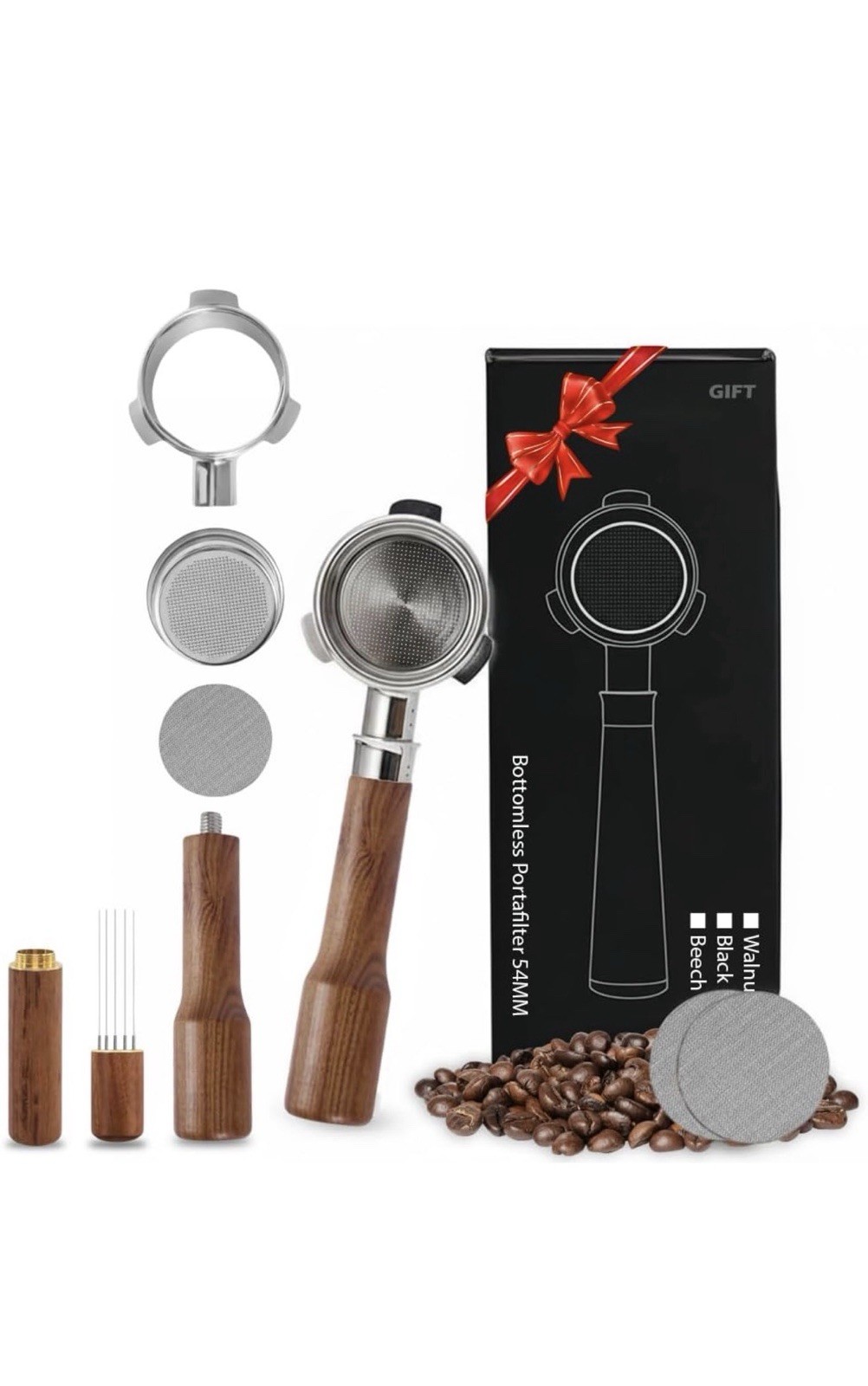 54mm Bottomless Portafilter for Breville Machines – Espresso Portafilter 54mm