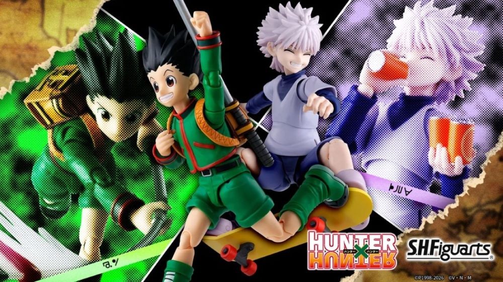 Bandai S. H.Figuarts GON & KILLUA the Hunter Exam Option Parts USA In Stock Bandai S. H.Figuarts GON & KILLUA the Hunter Exam Option Parts USA In Stock
