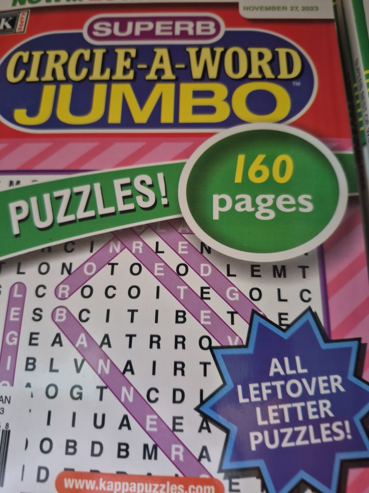 Superb Circle-A- Word Jumbo Superb Circle-A- Word Jumbo