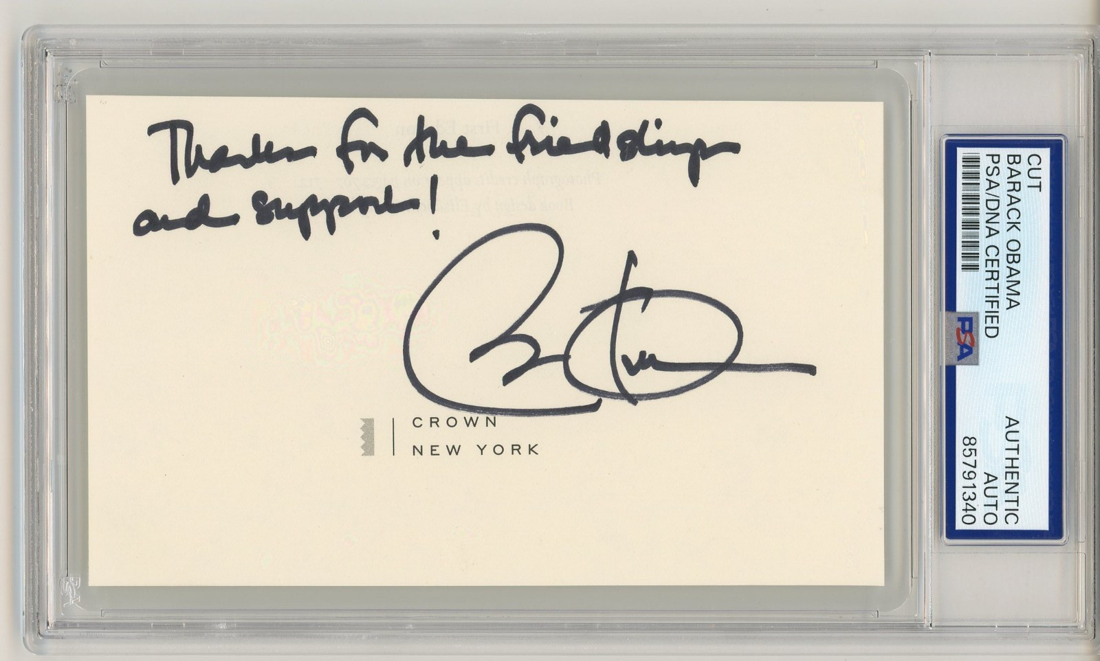 Barack Obama ~ Signed Autographed Barack Obama ~ Signed Autographed
