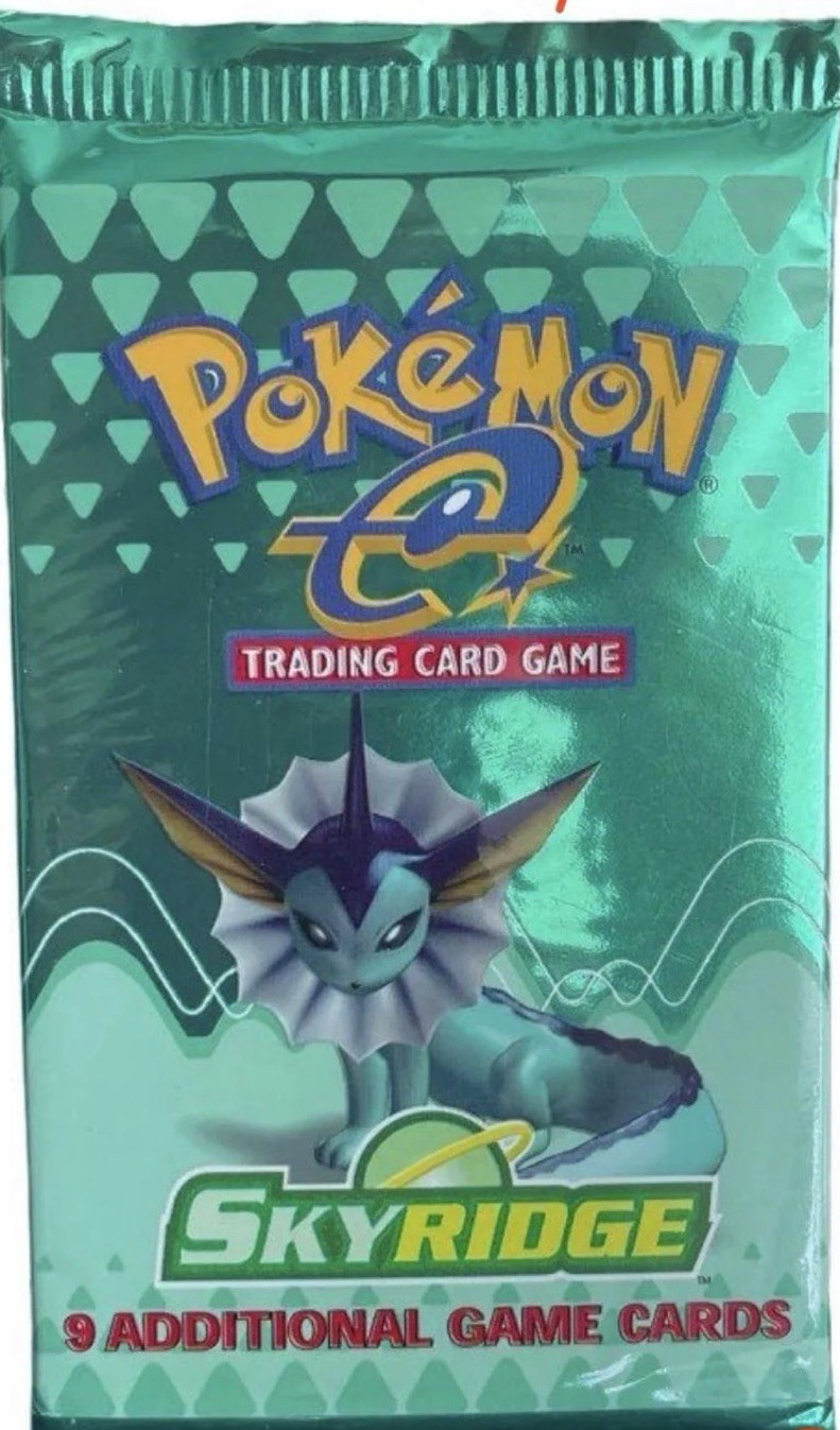 SKYRIDGE BOOSTER GRAIL MYSTERY LOT X2 AUTHENTIC POKÈMON TCG BOOSTERS