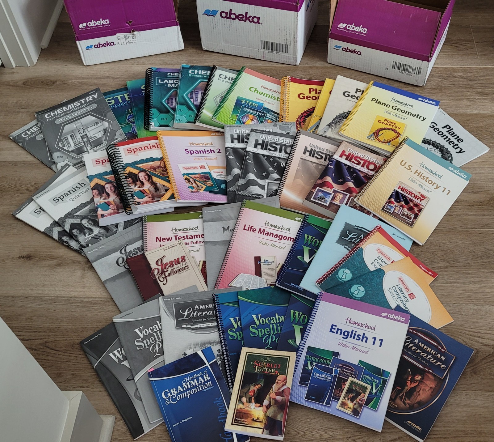 Abeka 11th Grade Whole curriculum - All books and Teacher answers but workbooks Abeka 11th Grade Whole curriculum - All books and Teacher answers but workbooks