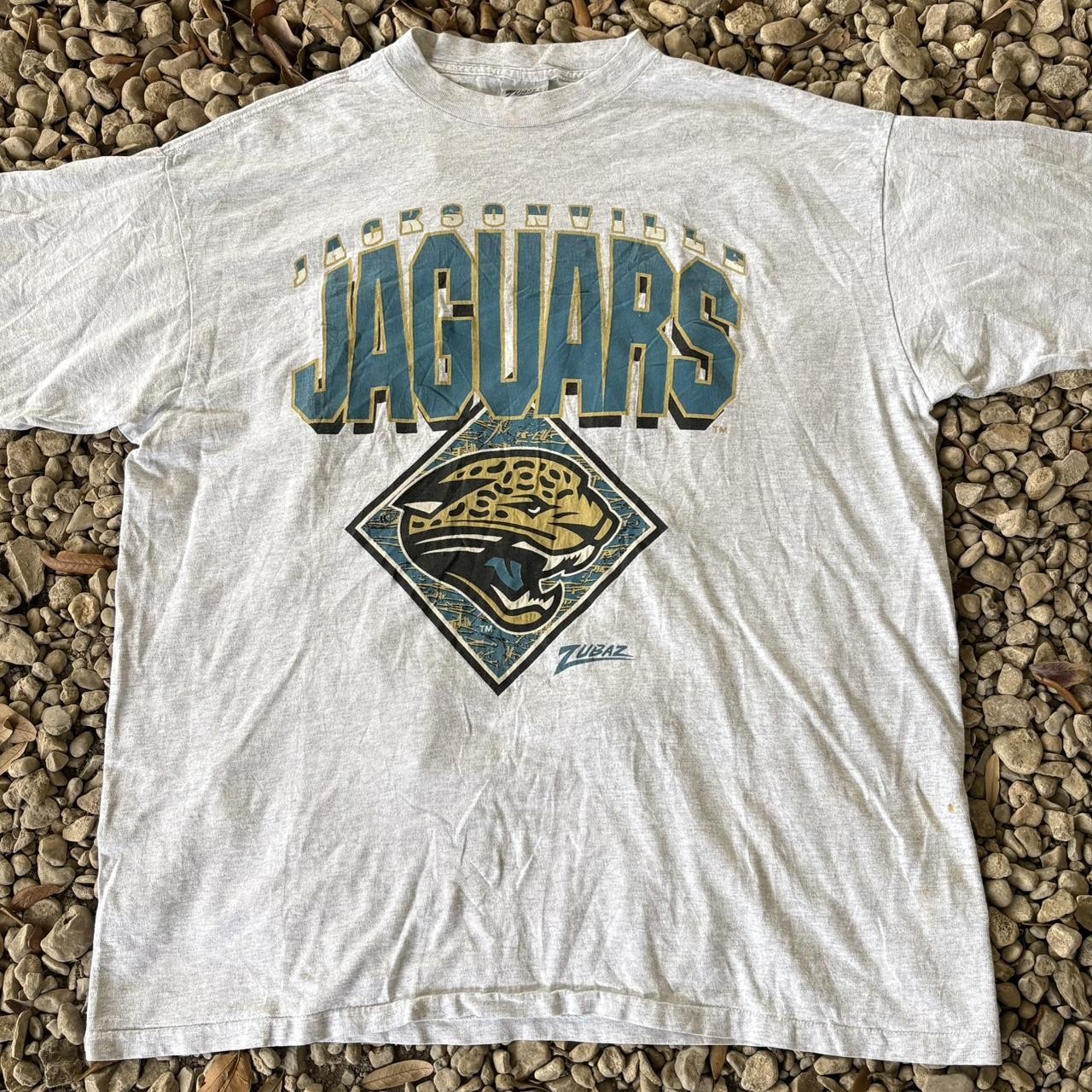 90s Jacksonville Jaguars Logo White Short Sleeve Unisex T shirt HN6257