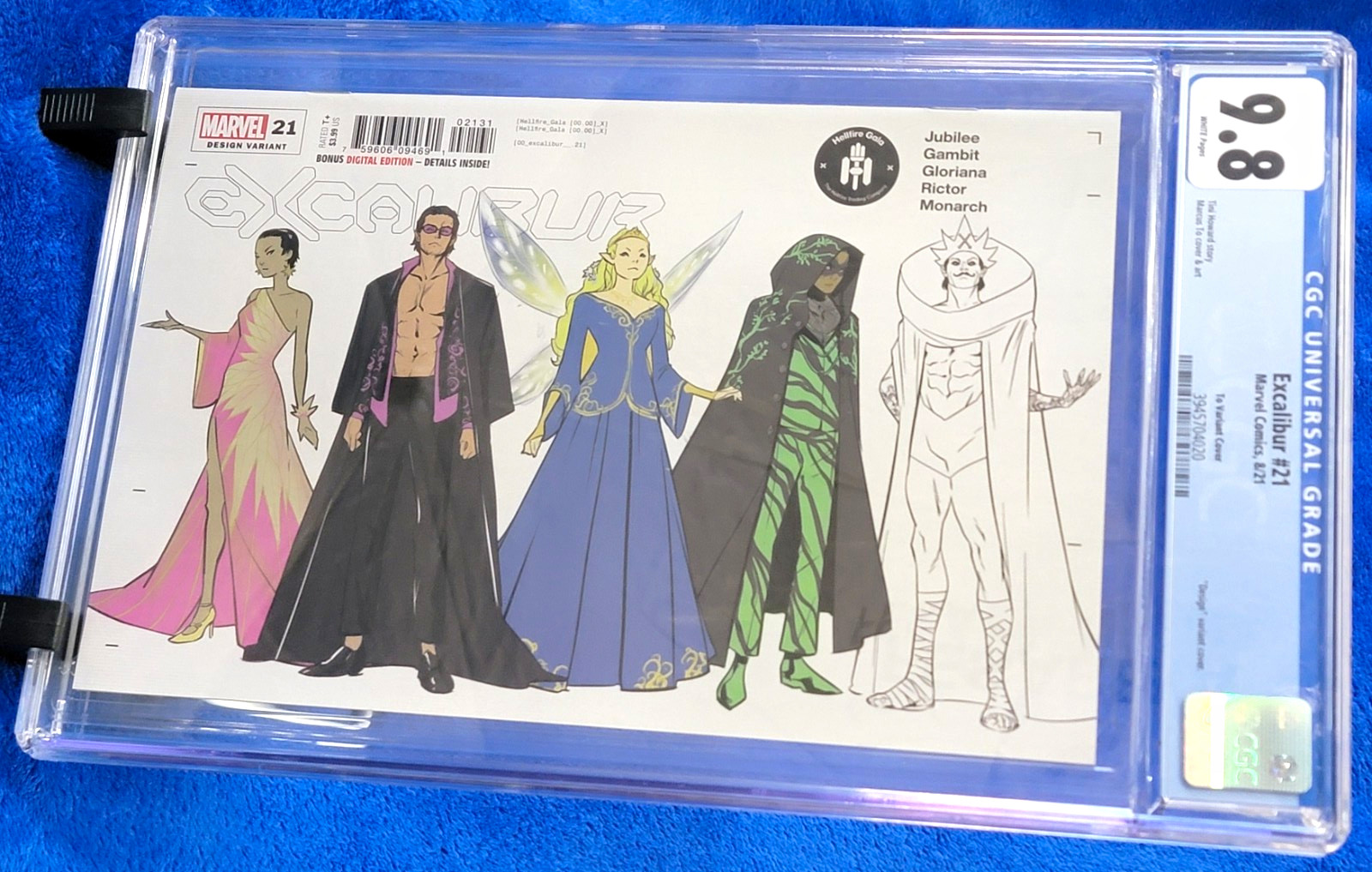 Excalibur #21, Marvel Comics 2021, CGC 9.8, Marcus To Character \ Excalibur #21, Marvel Comics 2021, CGC 9.8, Marcus To Character \