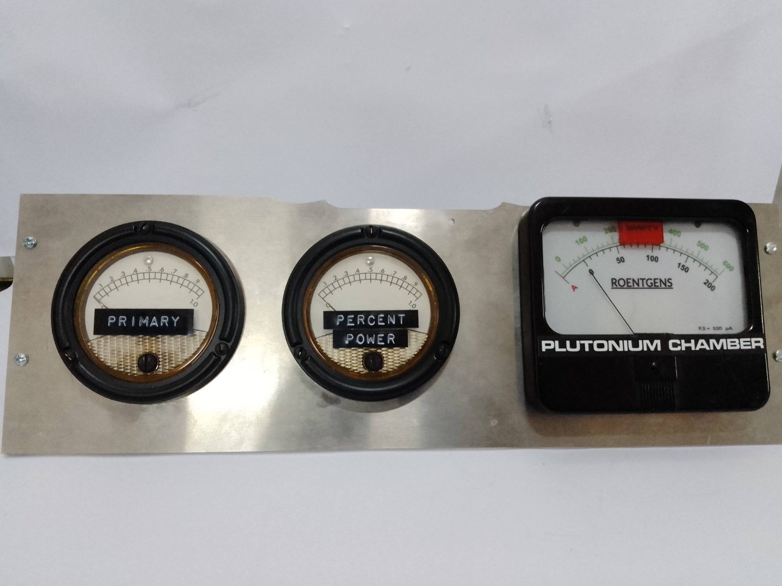 Back to the Future BTTF  Plutonium Gauges Prop Replica Time Machine