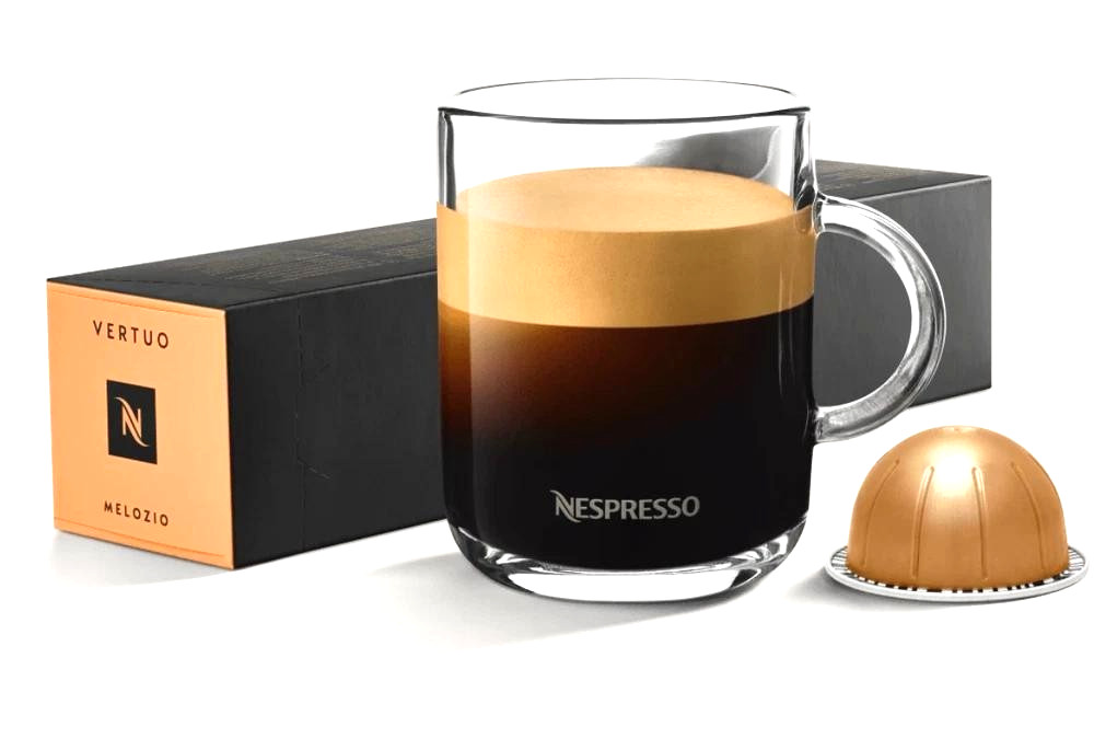 Nespresso Vertuo Melozio Coffee Capsules Decaf 100 Pods New Sealed.