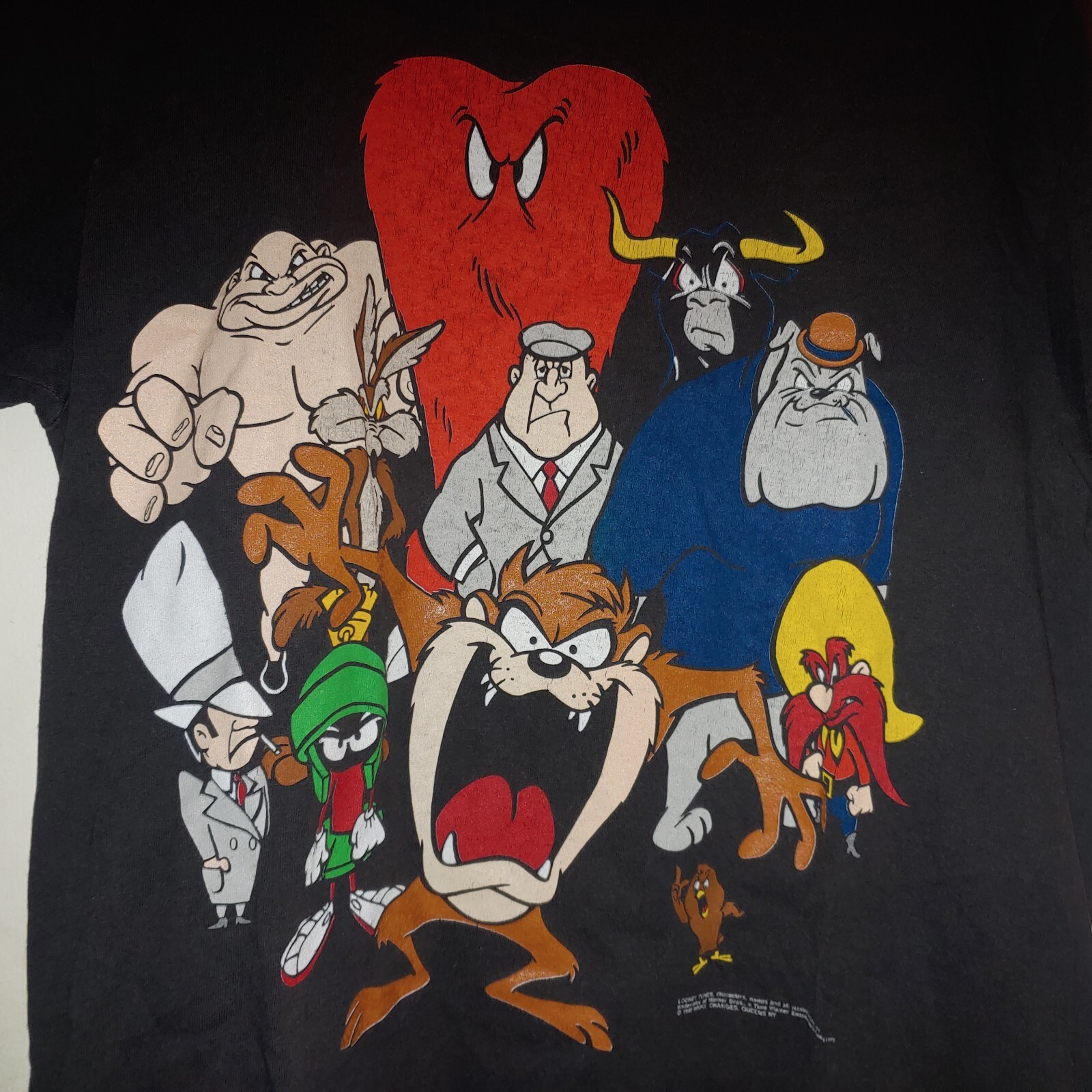 LOONEY TUNES Mens Large Villians Characters T-Shirt Vintage 1992 USA MADE