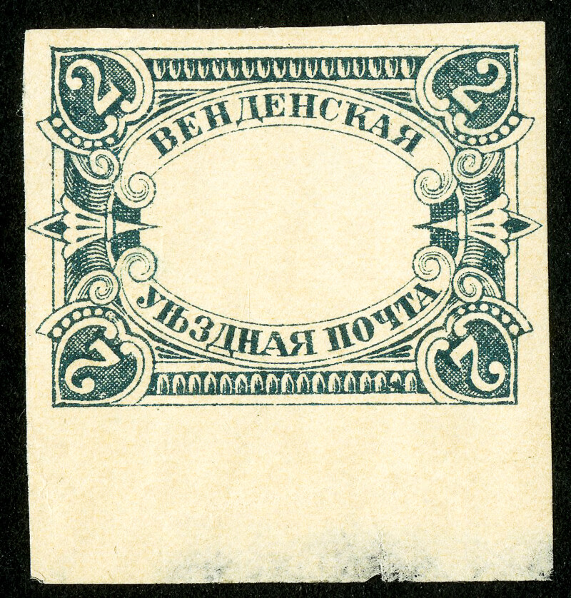 Wenden Stamps # L12 MLH Error Missing Face Of Stamp Rare Full Gum
