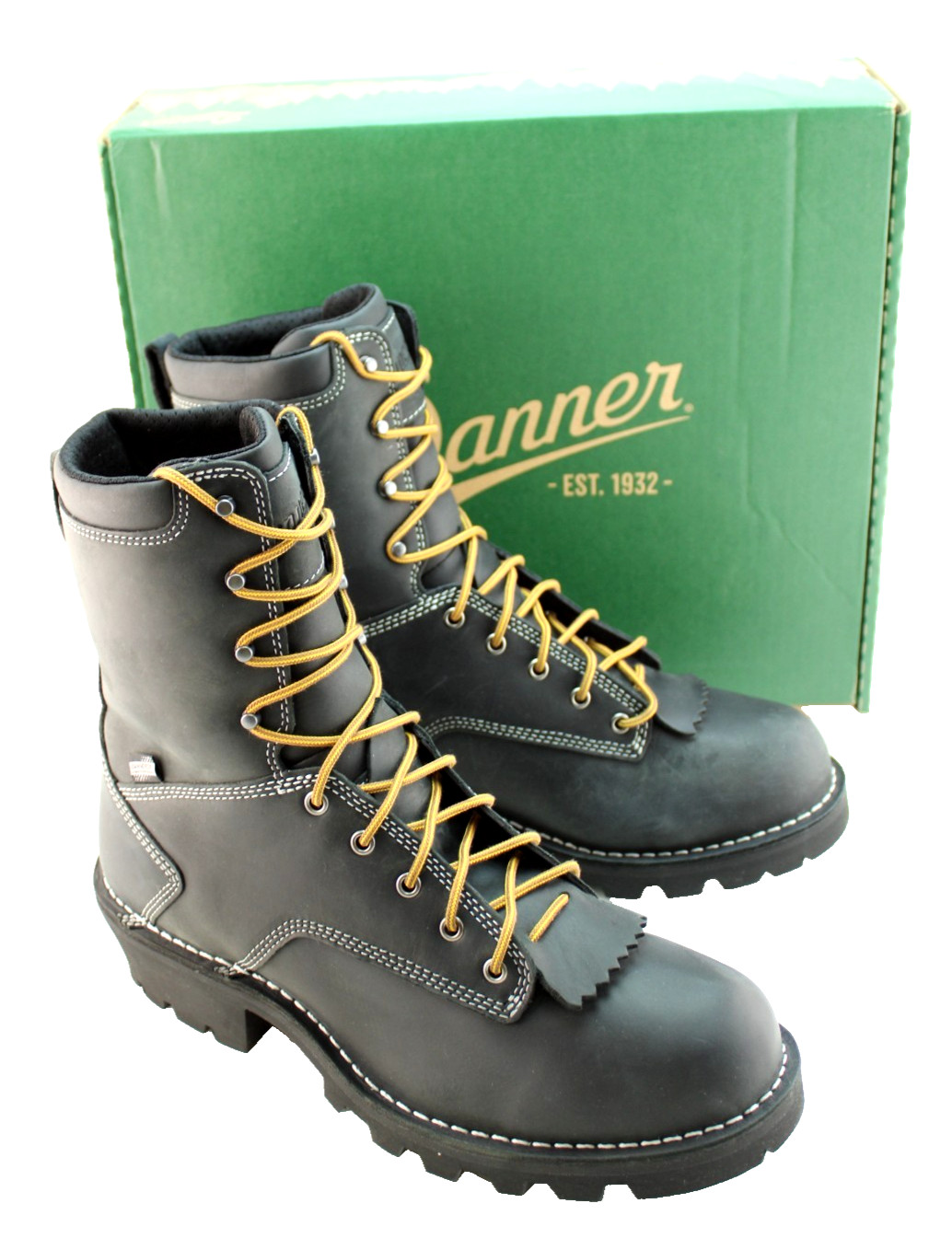 New DANNER Logger Men\'s 12 EE Black Waterproof 8\