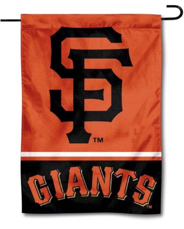 MLB San Francisco Giants Garden Flag Double Sided Giants Premium Yard Flag.