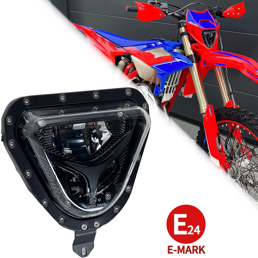For BETA RR 4T/4 Stroke 125 200 250 300 Enduro 2013-19 LED Headlight Hi/Lo Beam