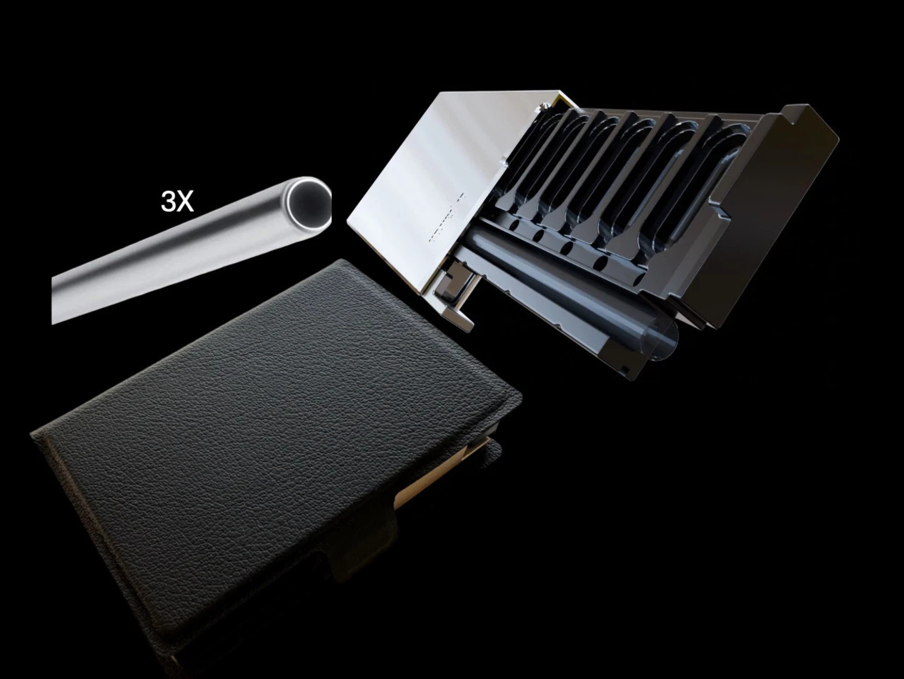 Full silver snuffbox kit -  Discreet Pocket box
