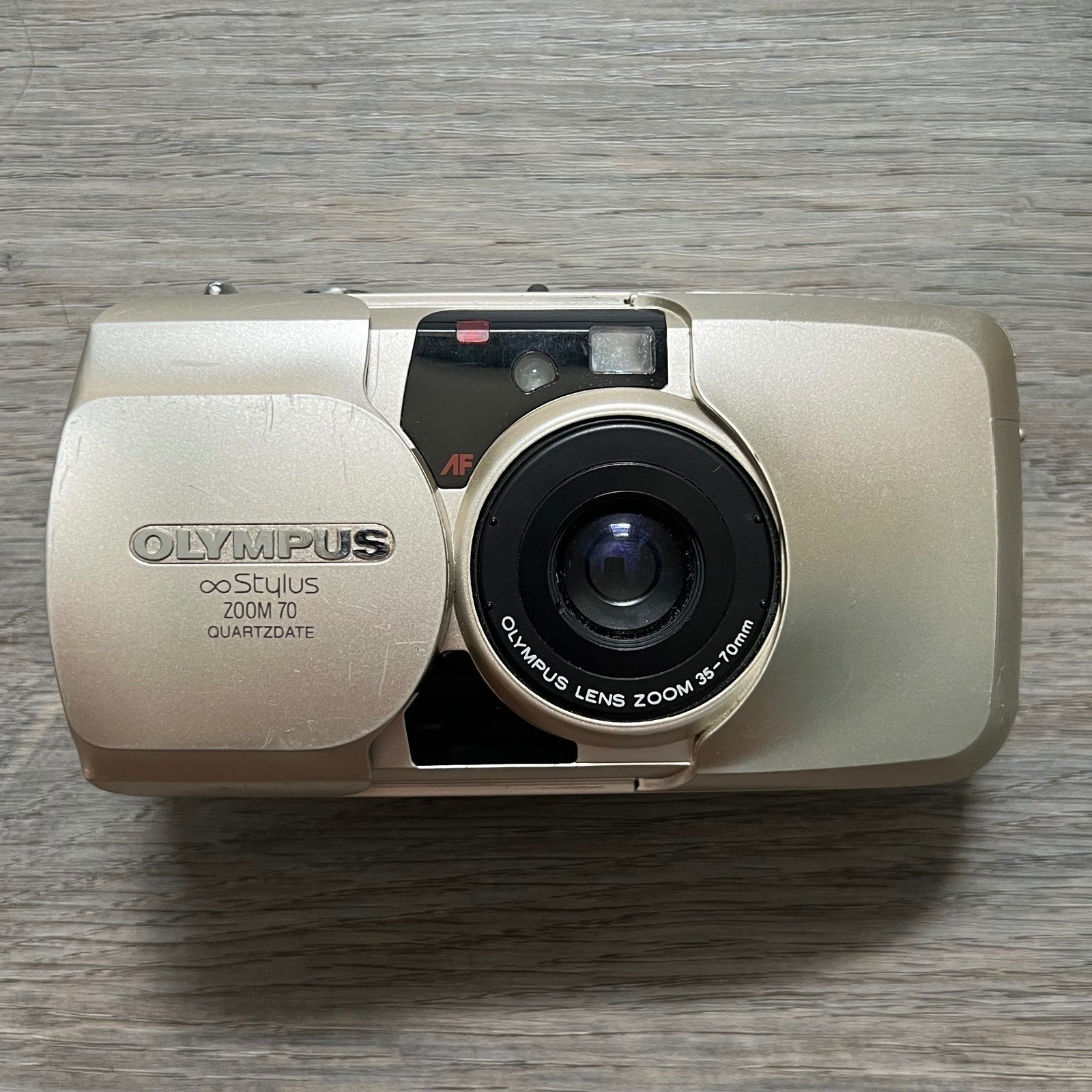 Vintage Olympus Stylus Zoom 70 QuartzDate 35mm Film Camera Point Shoot Tested Vintage Olympus Stylus Zoom 70 QuartzDate 35mm Film Camera Point Shoot Tested