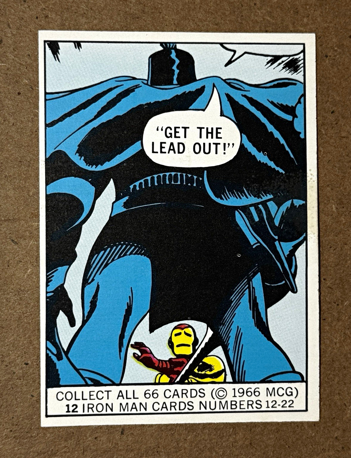 1966 DONRUSS MARVEL IRON MAN #12 -\