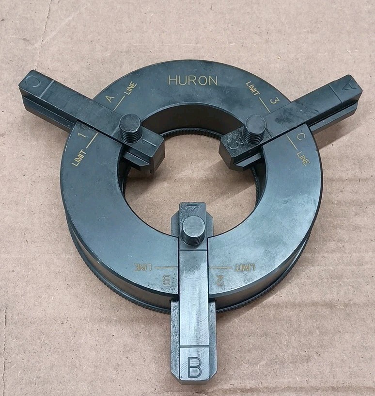 Huron 68FD/3P Chuck Jaw Boring Fixture for Soft Jaws 