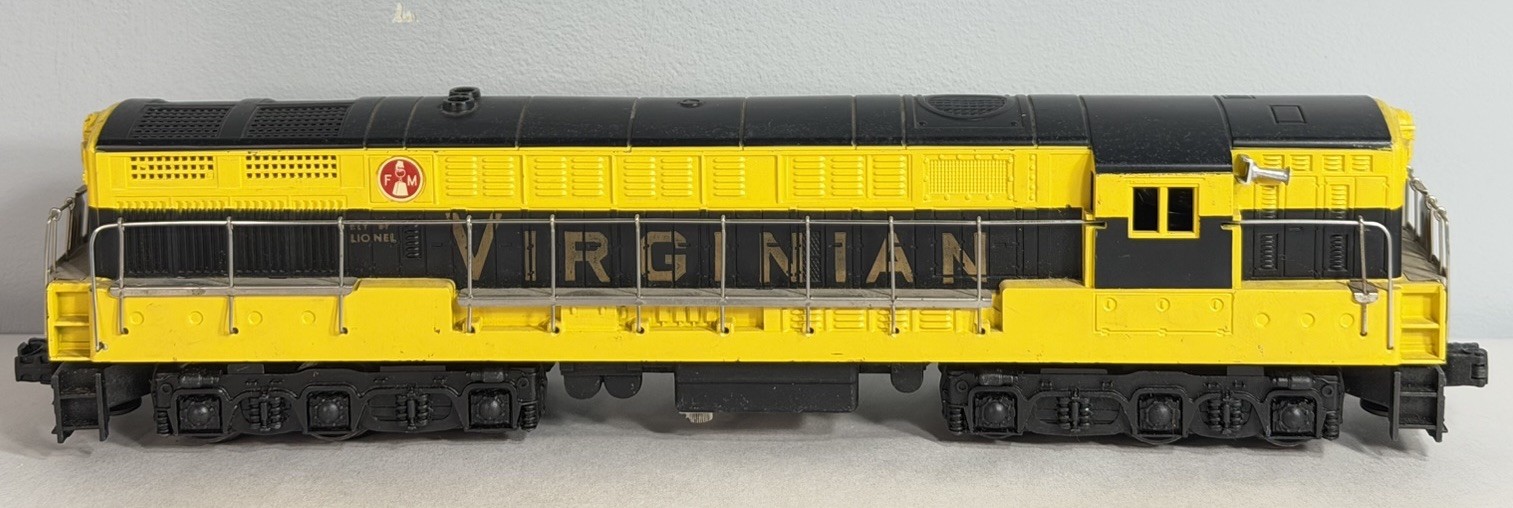 Lionel Original Postwar #2331 Virginian FM Diesel Locomotive Loco Black Yellow