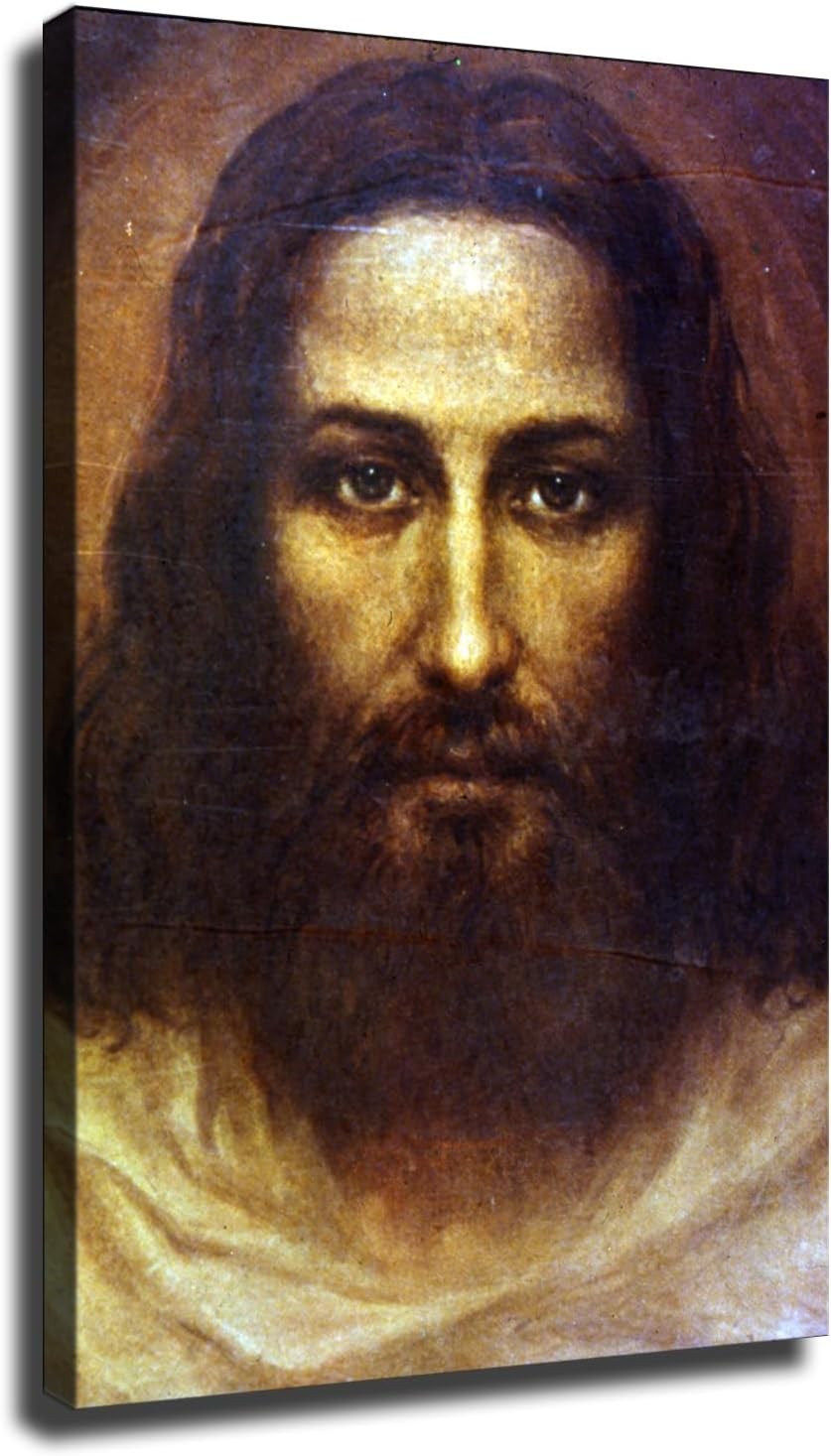 Shroud of Turin Real Face of Jesus Christ Poster Canvas Picture Printing WallArt