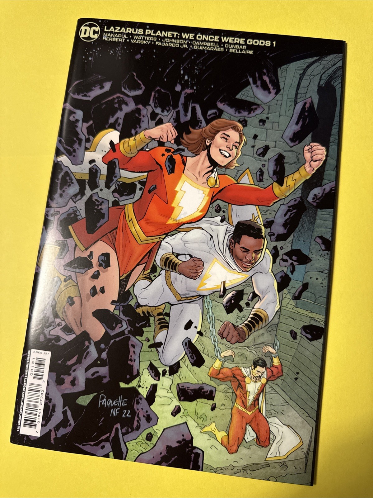 Lazarus Planet We Once Were Gods #1 1:25 Paquette Incentive Variant DC