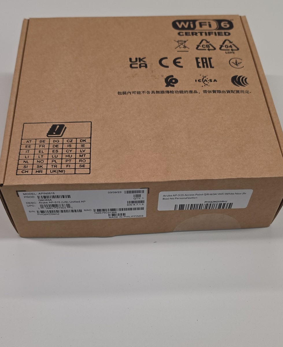 Aruba AP-515 (US) Unified Access Point Aruba AP-515 (US) Unified Access Point