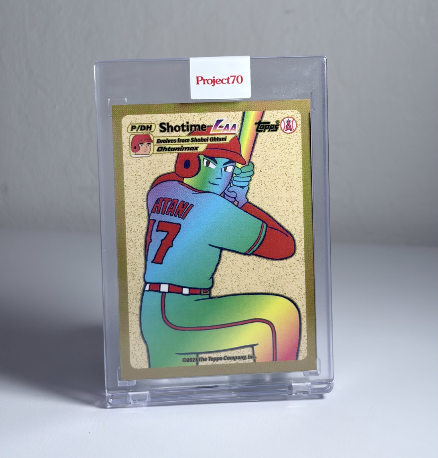 2021 Topps Project70 #547 Shohei Ohtani Shotime Keith Shore Pokemon Style Angels 2021 Topps Project70 #547 Shohei Ohtani Shotime Keith Shore Pokemon Style Angels
