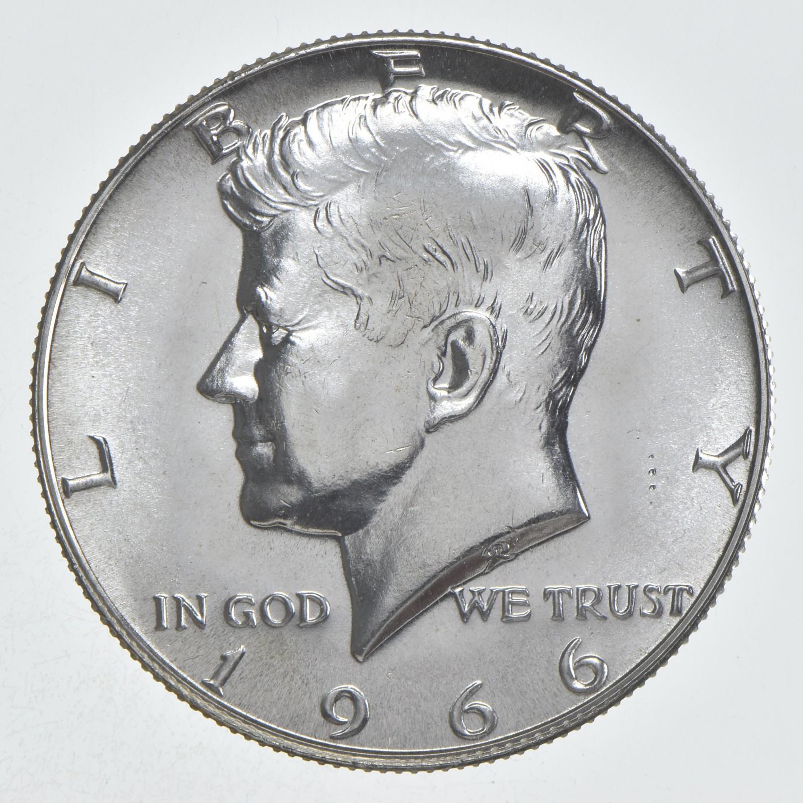 1966 Kennedy Half Dollar SMS Finish 40% Silver 1966 Kennedy Half Dollar SMS Finish 40% Silver