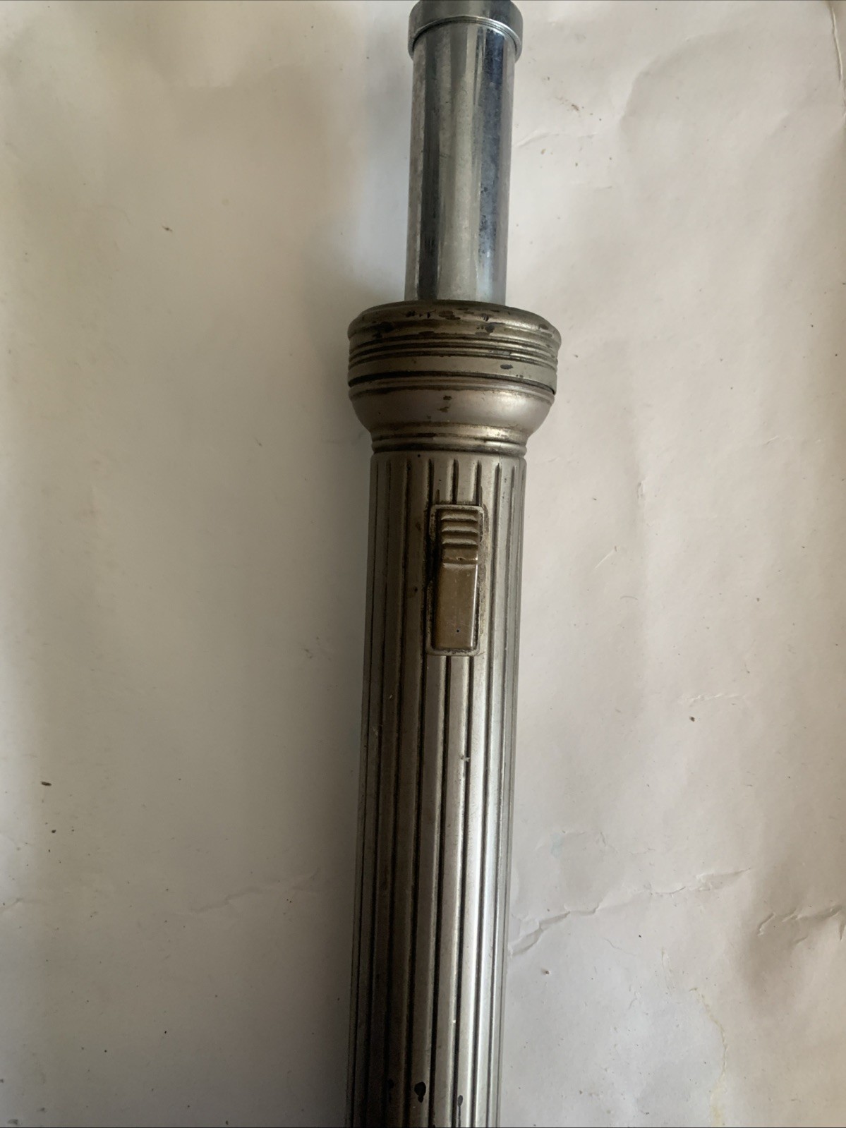 RARE Vintage Antique Art Deco Bullet Flashlight Homart Torpedo Chrome Brass RARE Vintage Antique Art Deco Bullet Flashlight Homart Torpedo Chrome Brass