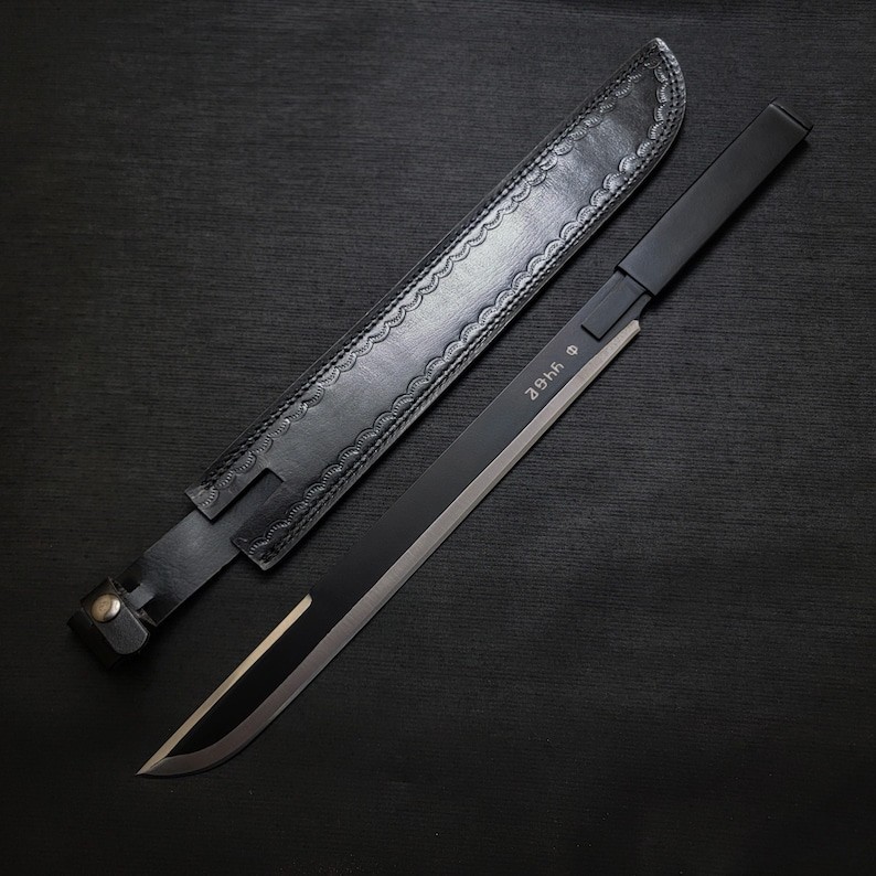 Dune Atreides Sword - Handmade 1095 Steel Machete With Leather Sheath 