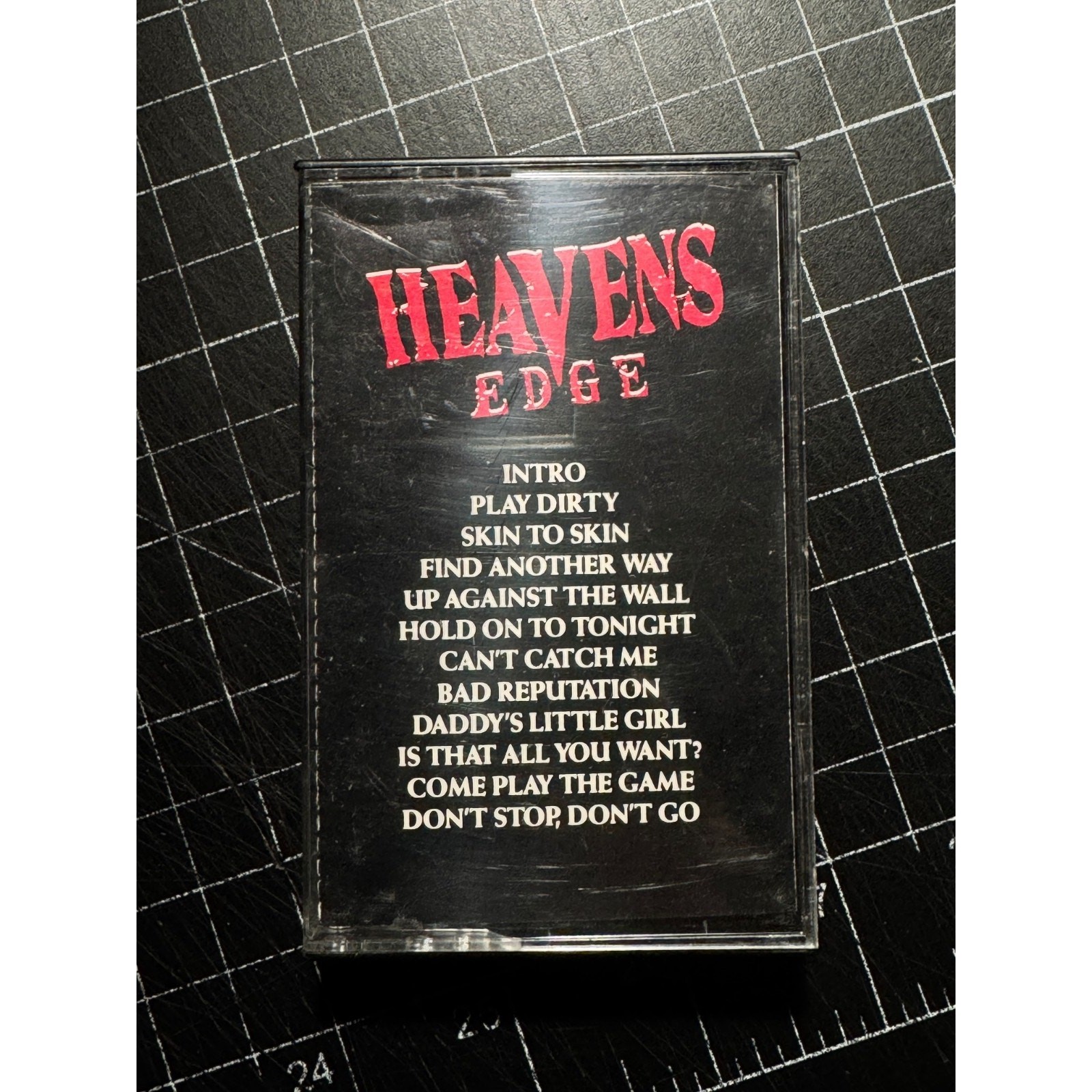 Heaven's Edge Self Titled PROMO Cassette 1990 Columbia 45262 Hard Rock VG