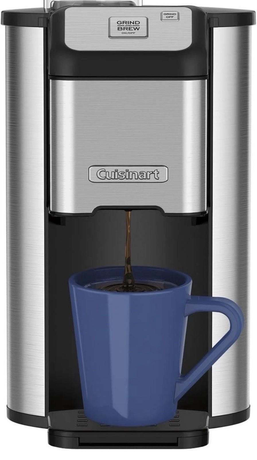 Cuisinart 16 oz. Single Cup Grind Brew Coffeemaker DGB-1 - Stainless Steel