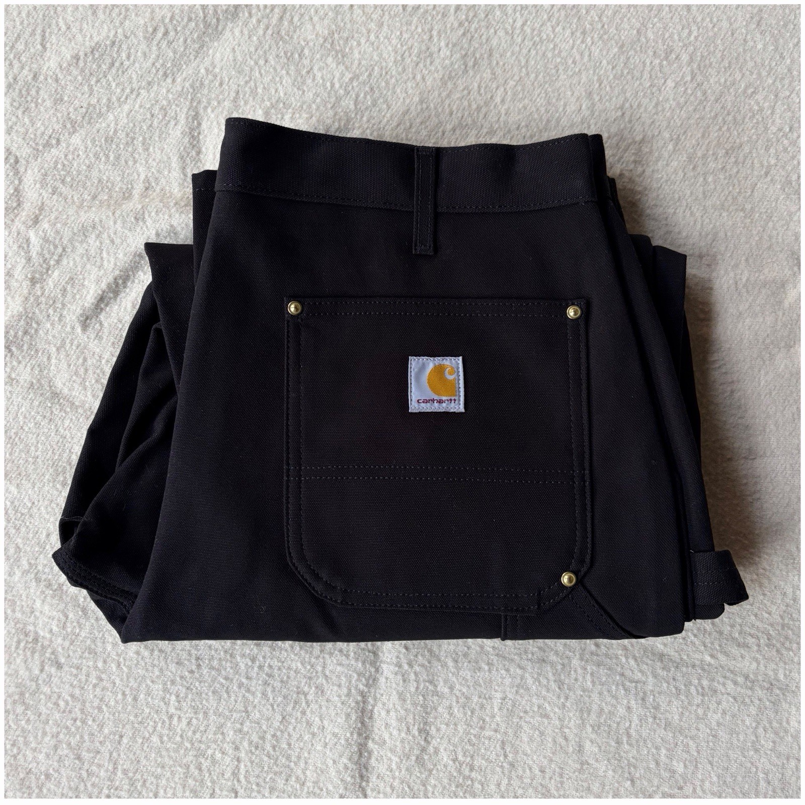 Carhartt Double Knee Front Loose Fit Duck Utility Work Carpenter Pants 38 X 28