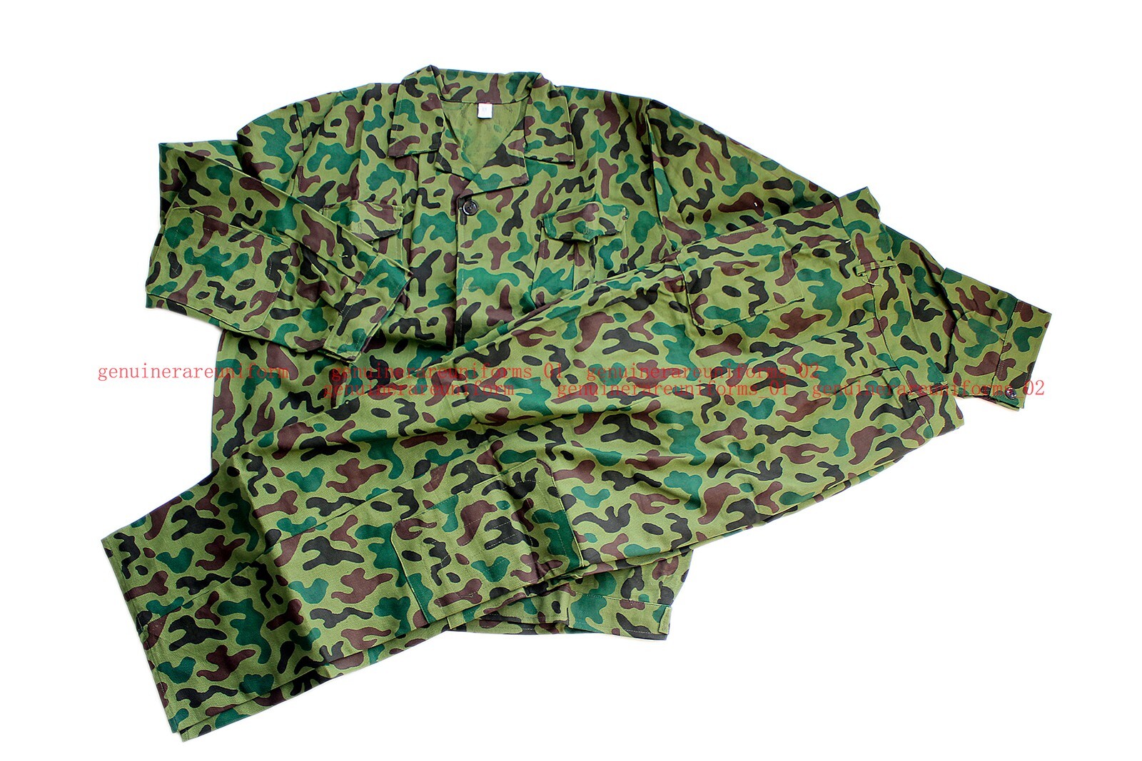Rare Genuine PLA Gravel camo Iraq/Afghan Northern Alliance pattern uniform M L