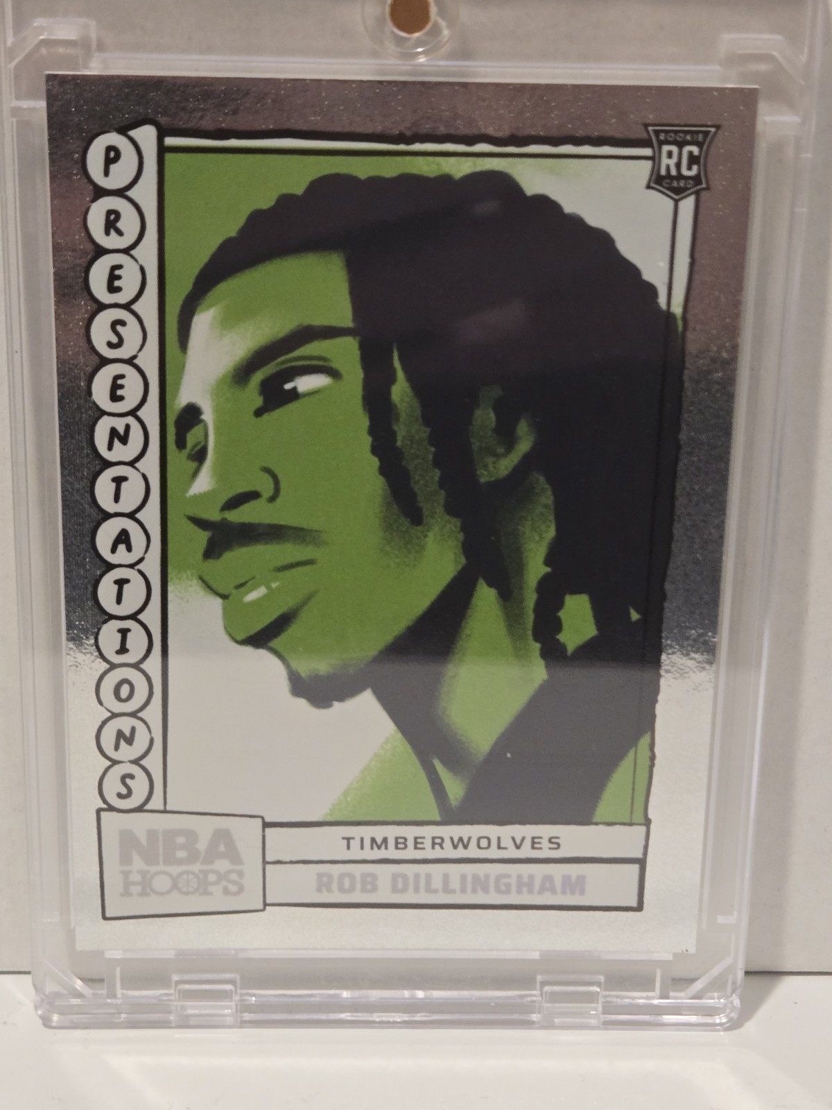 2024-25 Panini Nba Hoops - Presentations Rob Dillingham #16 (RC) MINT