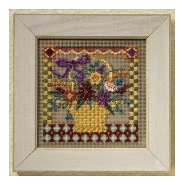 Mill Hill Autumn Basket Buttons and Beads Cross Stitch Kit MH148206