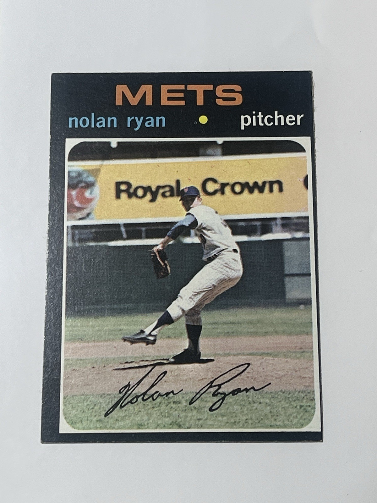 VINTAGE 1971 Topps NOLAN RYAN #513 New York Mets VINTAGE 1971 Topps NOLAN RYAN #513 New York Mets