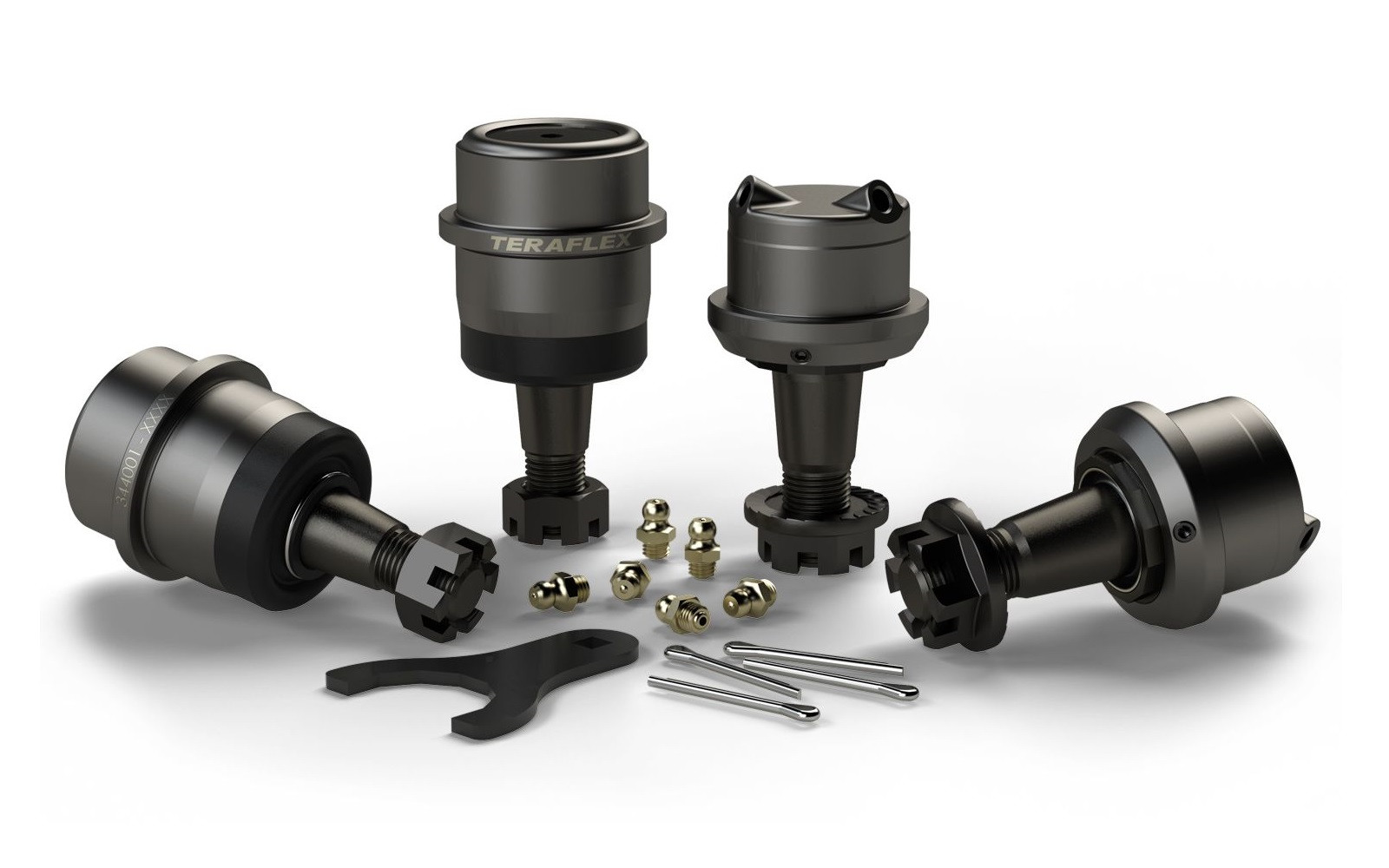 Teraflex Upper & Lower Dana 30 44 HD Ball Joint Kit for 07-18 Jeep Wrangler JK Teraflex Upper & Lower Dana 30 44 HD Ball Joint Kit for 07-18 Jeep Wrangler JK