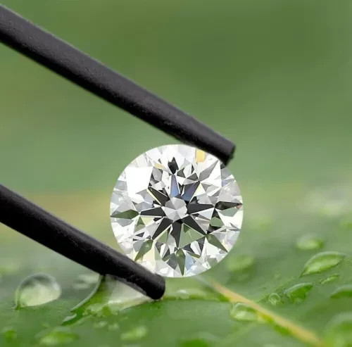 0.5 Ct Round Cut Lab-Grown CVD Diamond Loose Natural D Color VVS1 Certified