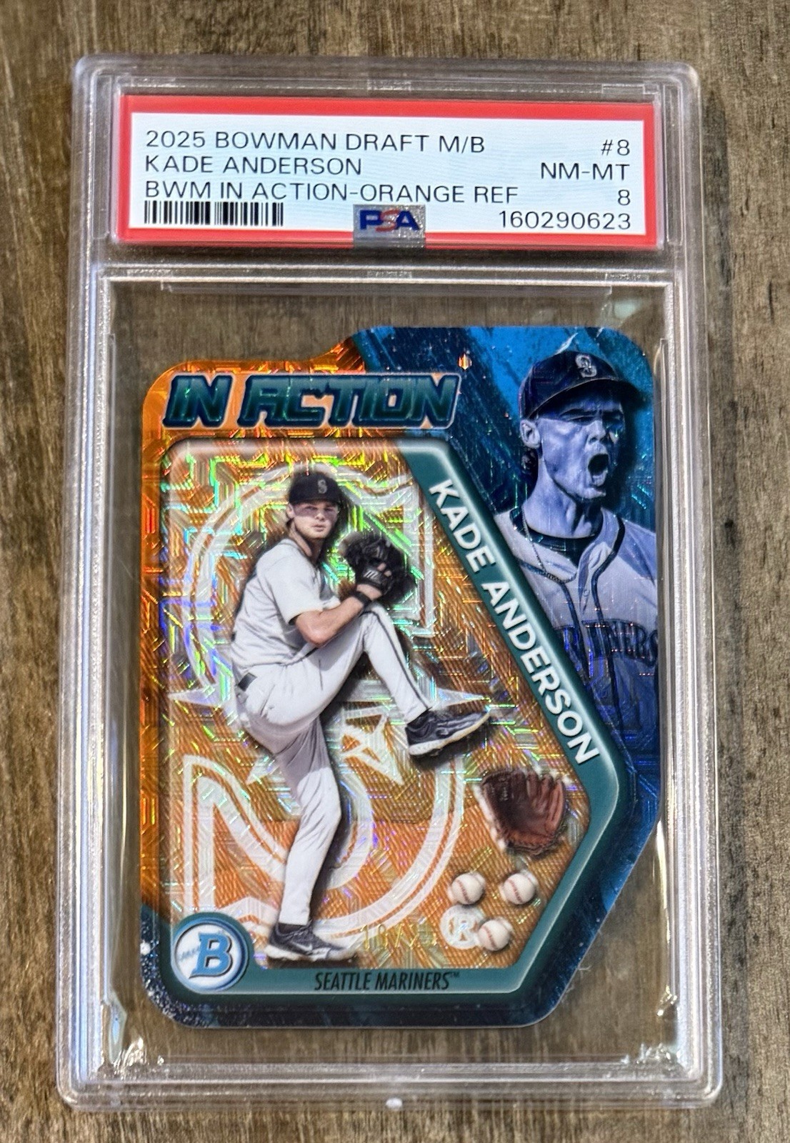 2025 Bowman Draft Kade Anderson /25 ORANGE Mojo Refractor📈PSA RC📈POP 1🎉